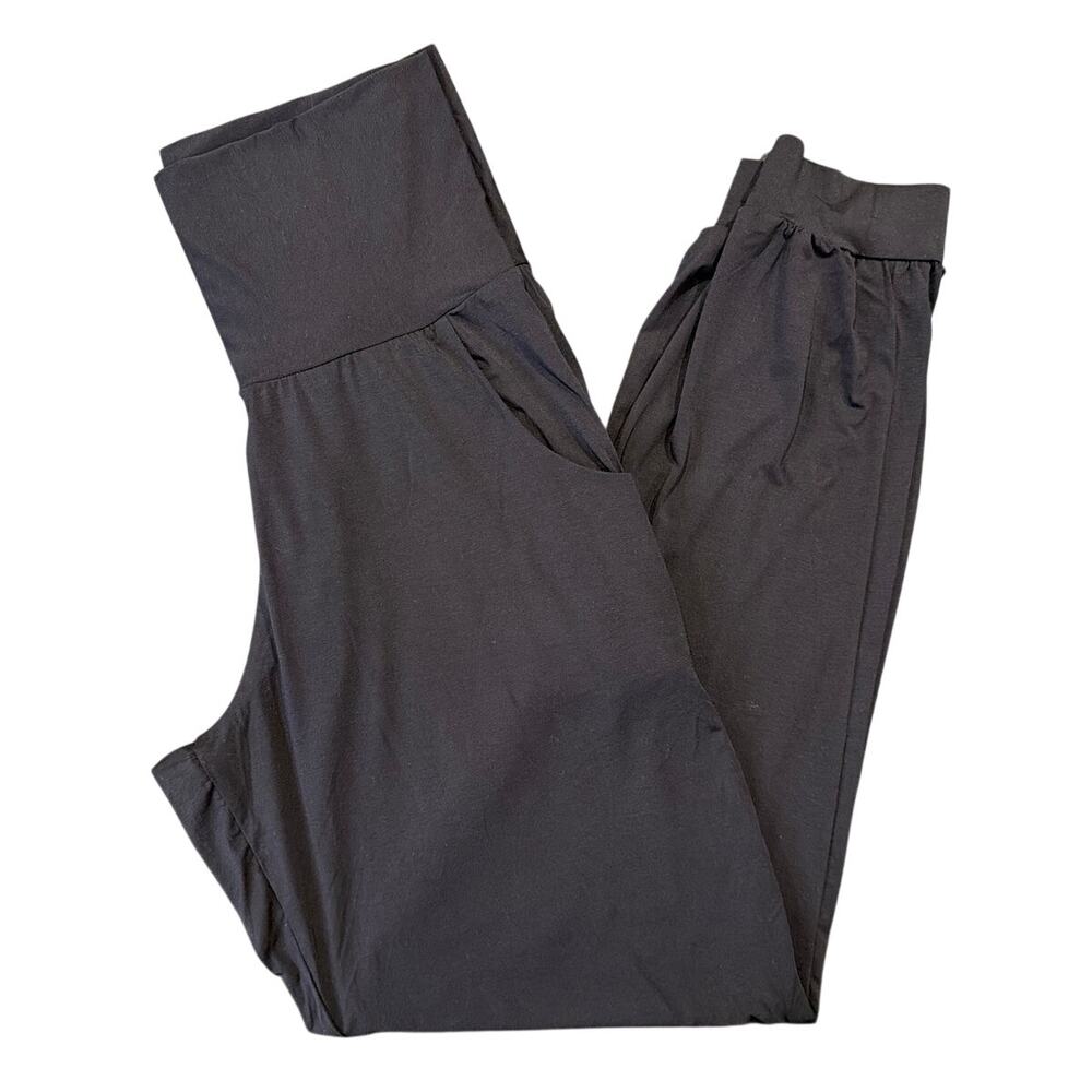 NWOT Commando Jogger Pants High Rise Pull-On Stretch, Black, Women’s Small